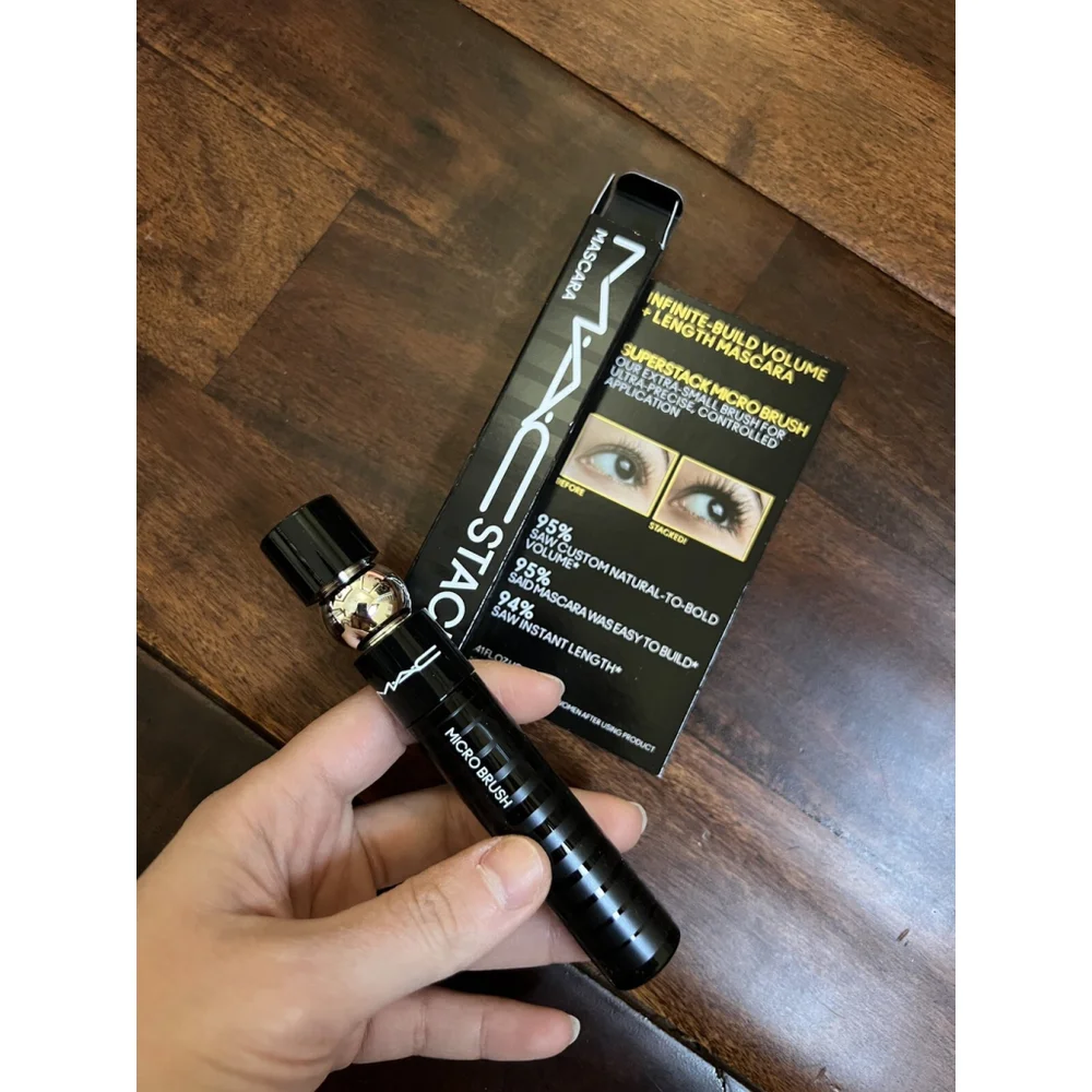 Authentic MAC Stack Mascara Superstack micro brush Volume Full Size 0.41 oz/12ml